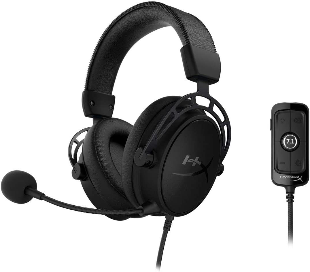 HyperX Cloud Alpha S - Auriculares para juegos (HX-HSCAS-BK/WW) (Reacondicionado)