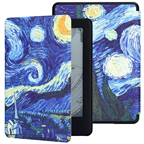 PUBAMALL Funda Compatible para Kindle Completamente Nuevo (versión de 2022), con la función Auto Sleep Wake (Cielo Estrellado)