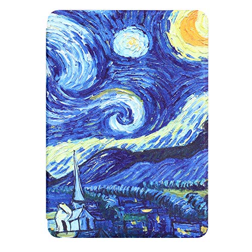 PUBAMALL Funda Compatible para Kindle Completamente Nuevo (versión de 2022), con la función Auto Sleep Wake (Cielo Estrellado)