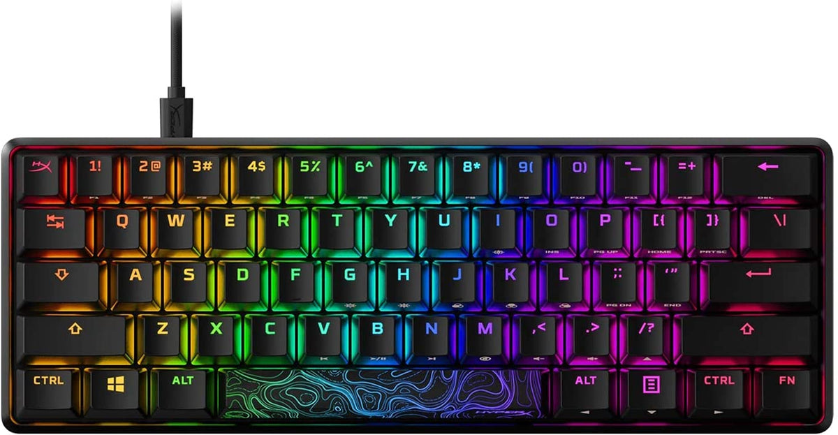 HyperX Alloy Origins 60-Teclado mecánico para juegos (Reacondicionado)