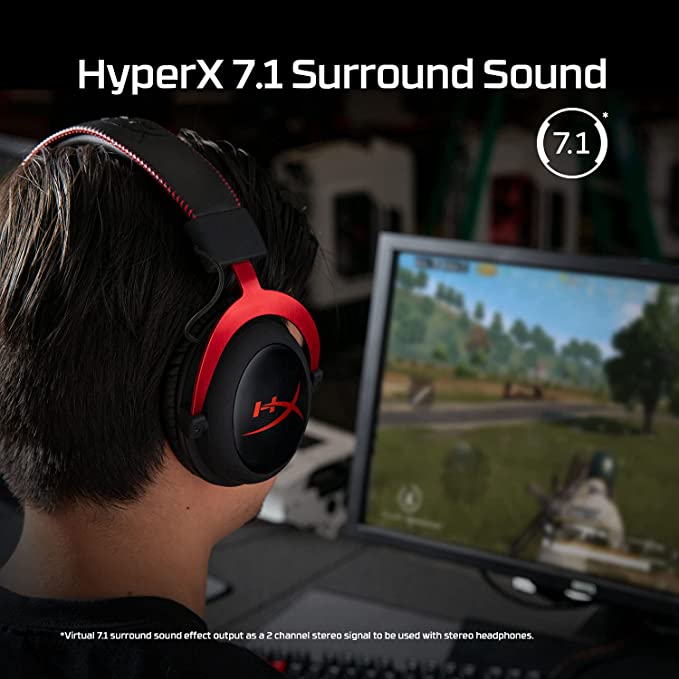 Audífonos Gaming HyperX Cloud II Rojo Reacondicionado