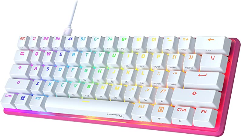 Teclado HyperX Alloy Origins 60 Pink Reacondicionado