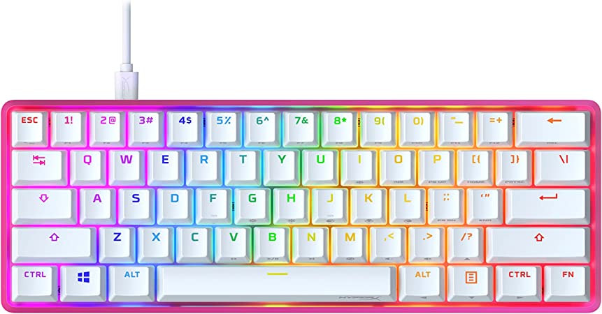 Teclado HyperX Alloy Origins 60 Pink Reacondicionado