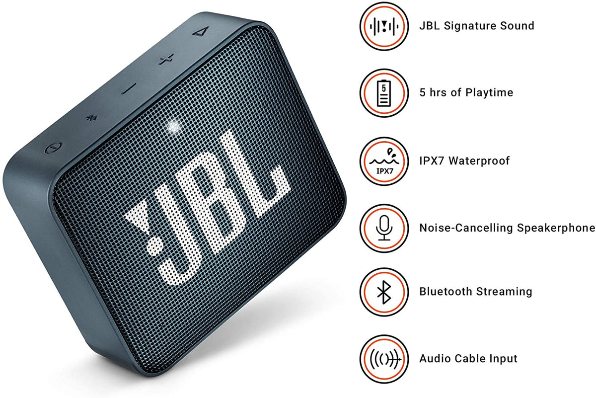 OPEN BOX - JBL GO2 - Bocina Bluetooth portátil (Resistente al Agua) Navy