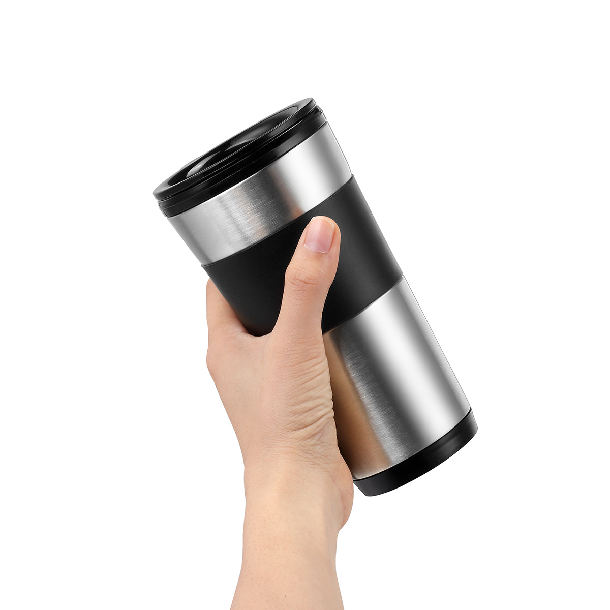 Cafetera Holstein Housewares Doble Taza de Viaje