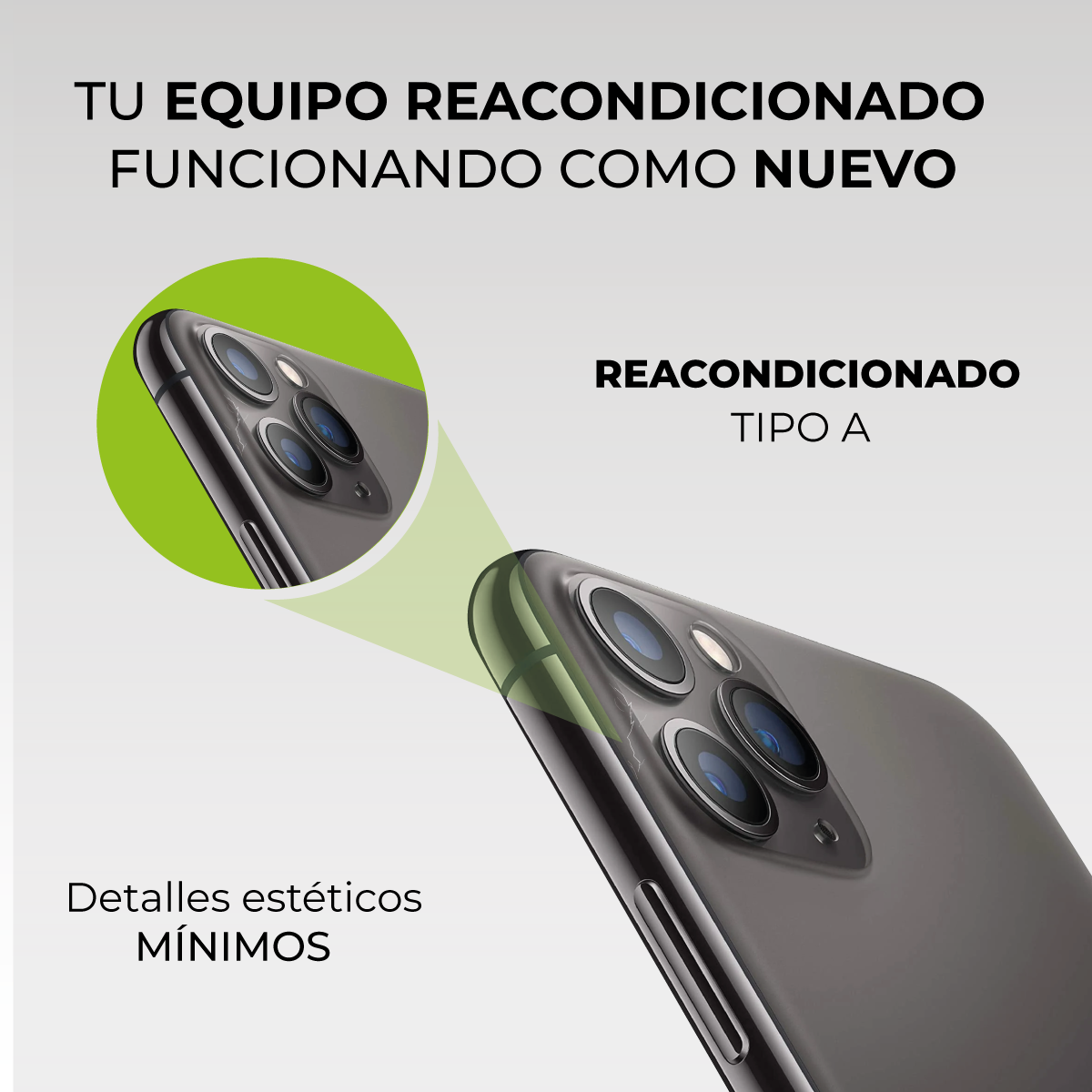 Apple iPhone 11 Pro 256 GB Verde Reacondicionado - Tipo A
