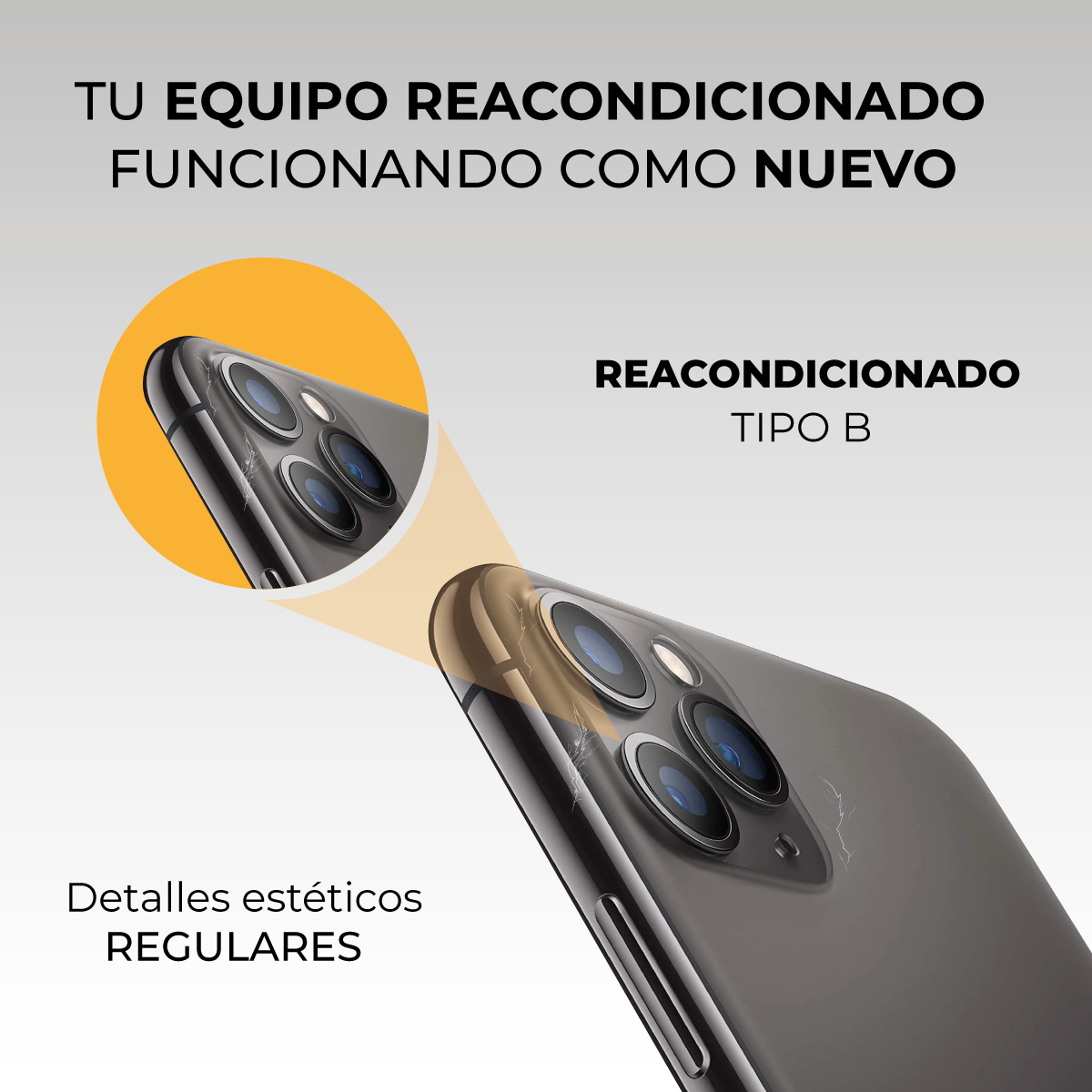 Apple Iphone 11 Pro 256Gb Silver Reacondicionado - Tipo B